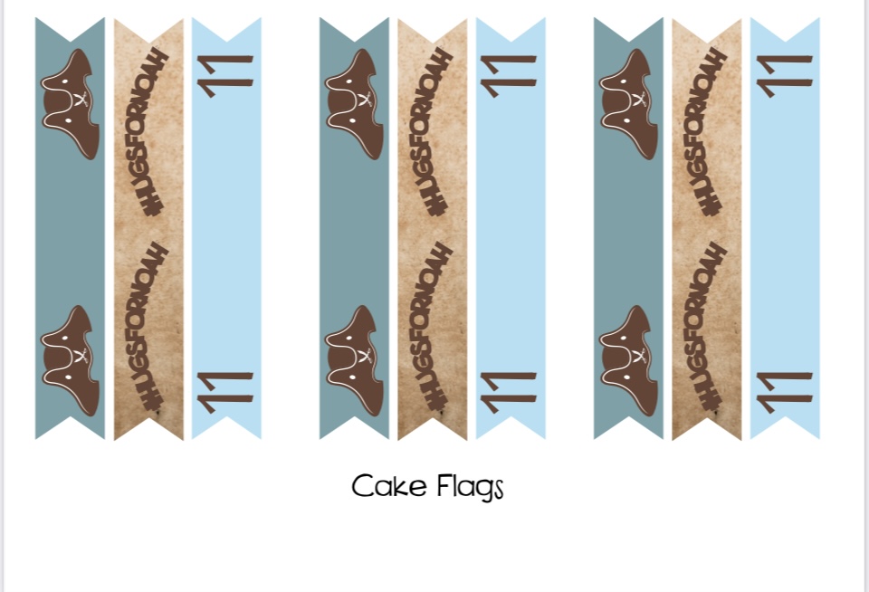 cake flags