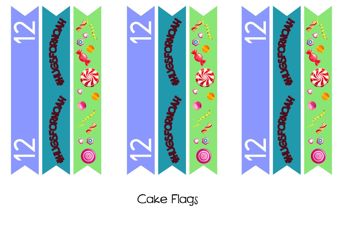 cake flags