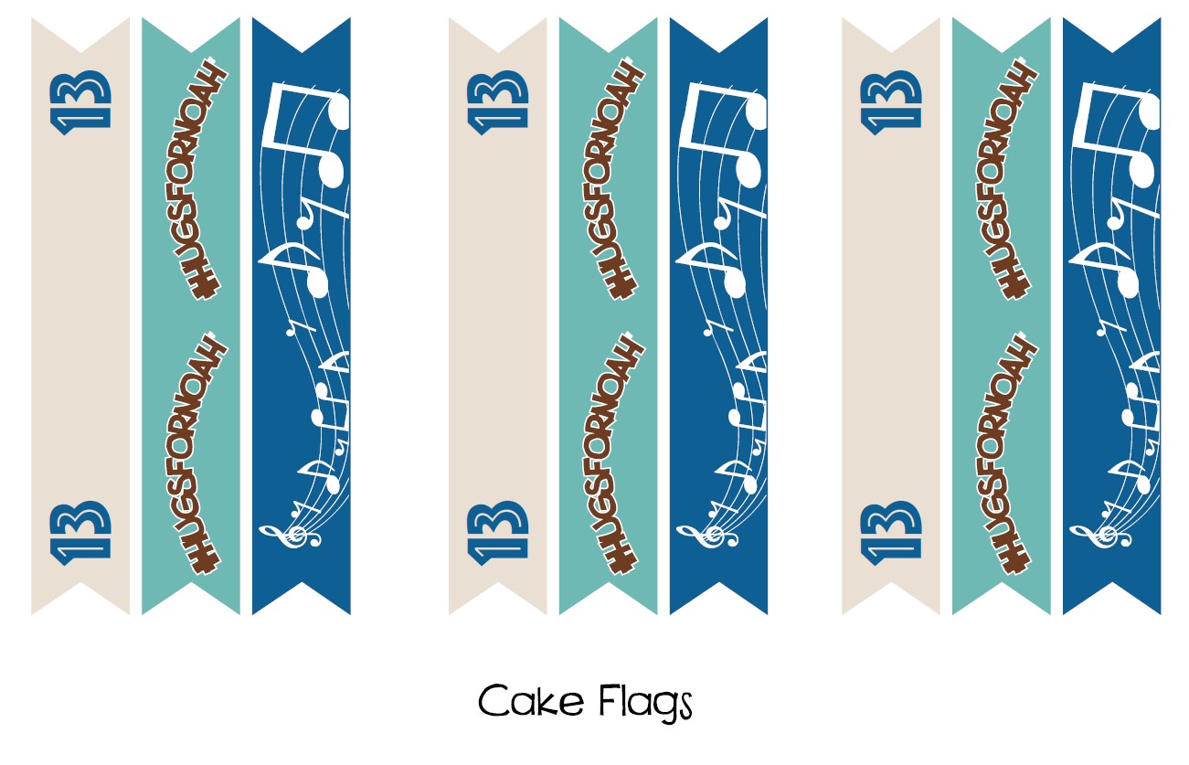 cake flags